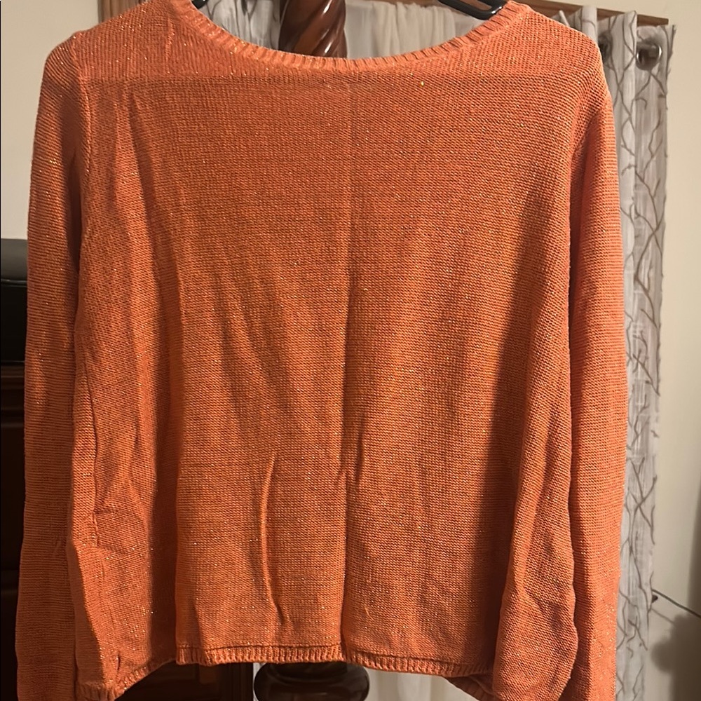 Animale Orange Midi Skirt